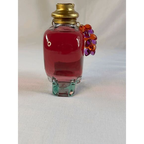 Pier 1 Imports Honeysuckle Bubble Bath 6.7 oz. Glass Heart Shaped Jar New/Sealed - Picture 2 of 4